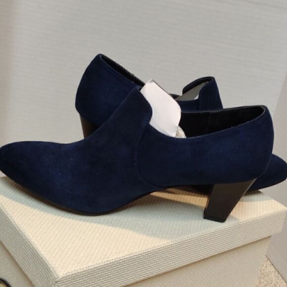 Rialto Blue Suede Shoes - Picture 4 of 5